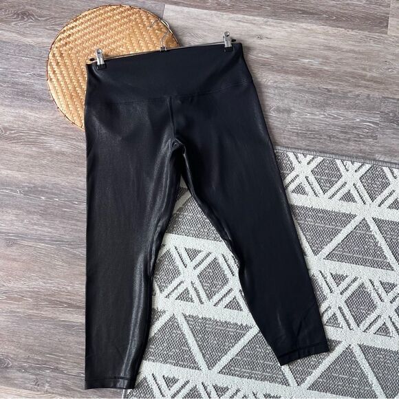 Lululemon Align High-Rise Pant 25" *Shine black womens size 16 - Picture 2 of 7